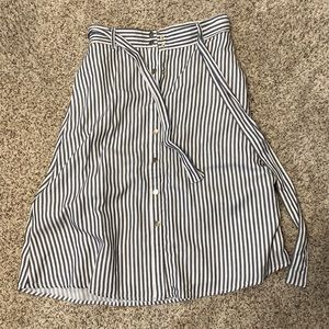 Loft midi skirt with pockets